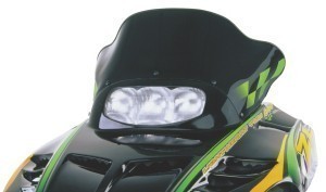 12220 - Arctic Cat ZR2, Low (14"), Black with green checks