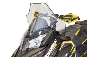 13530 - Ski-Doo Rev XS, Mid (17"), Clear with black fade